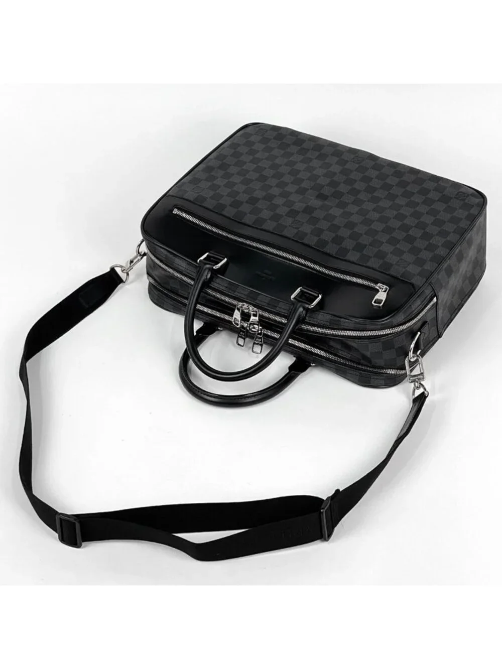 Louis Vuitton Overnight Business Bag 2-Way Damier Graphite Noir